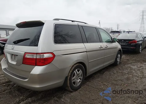 2007 Honda Odyssey Ex-L z USA, uszkodzony, nr VIN 5FNRL387X7B425402